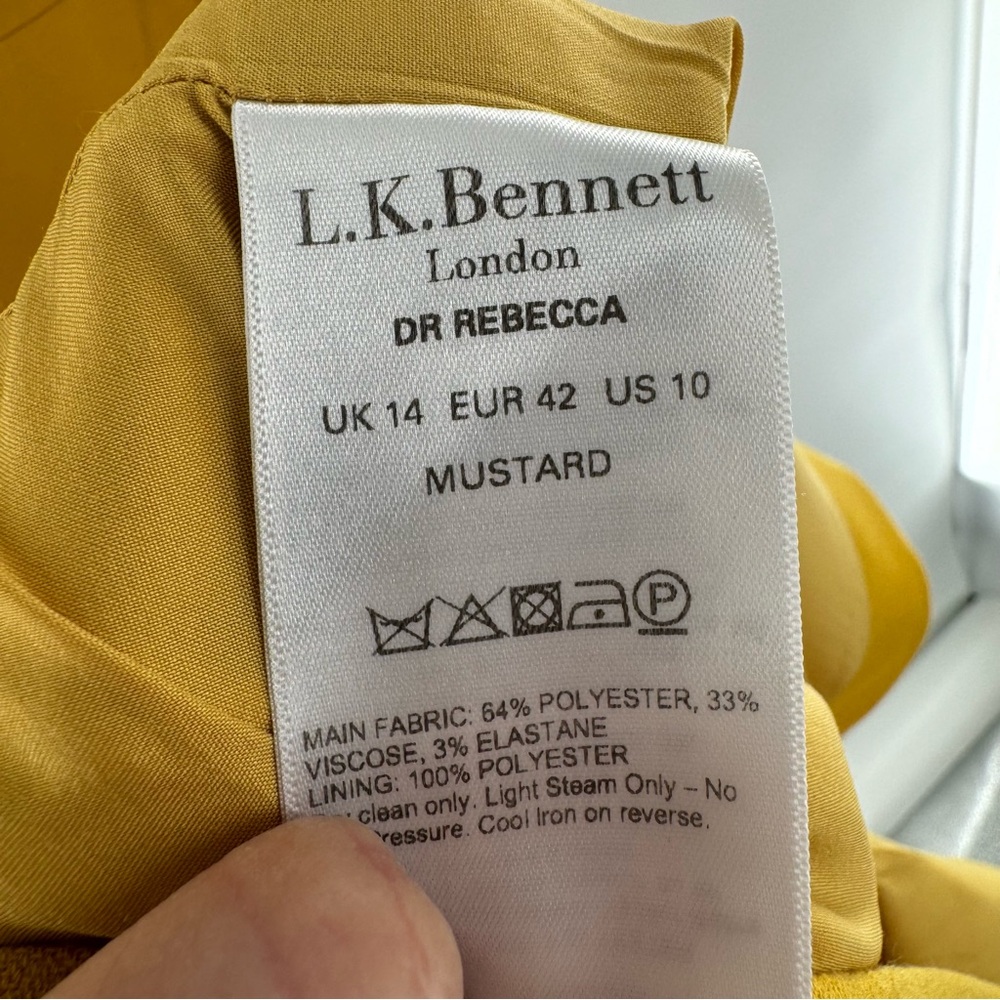 LK BENNETT Dr. Rebecca Professional Business Dress Size 10 - Picture 8 of 11